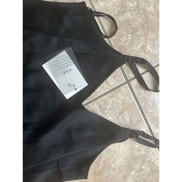 - NWT A.L.C. Annex Black Classy Midi Slip Dress Size 8 $395 - Picture 2 of 9